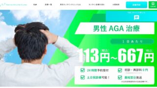 【女性AGA(FAGA)・男性AGA利用可能】東京オンラインクリニックの料金からプランを徹底解説 